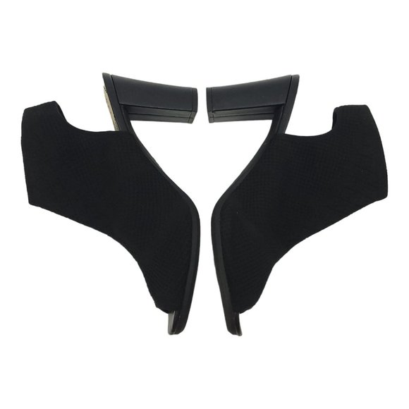 LifeStride Alita Block Heel Open Toe Ankle Boots Womens US 10 UK 8 EU 40 Black - Picture 2 of 11